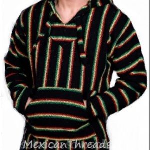 Earth Ragz Rasta Baja Jacket (aka “drug rug”)